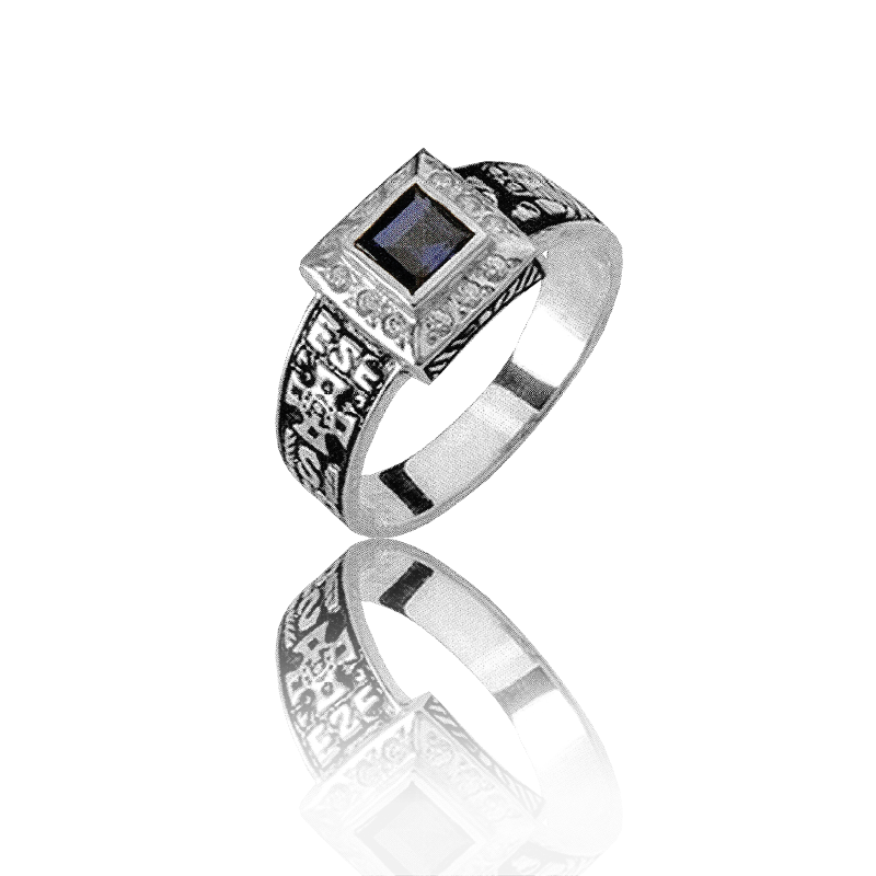 Gold graduation ring