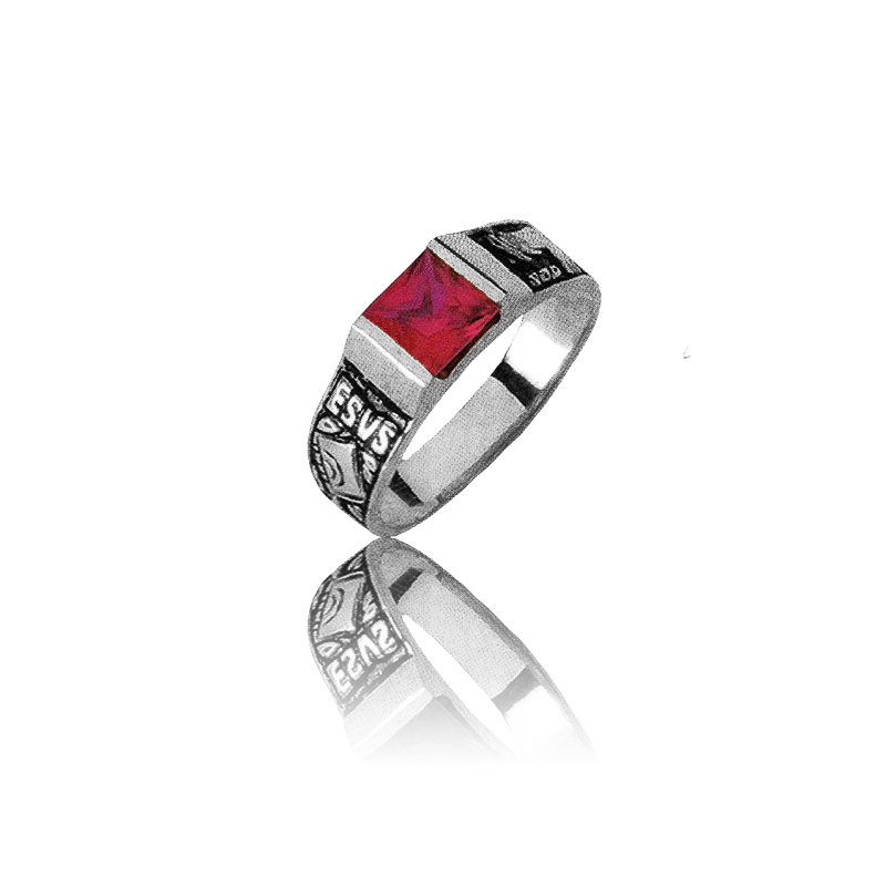 Gold graduation ring