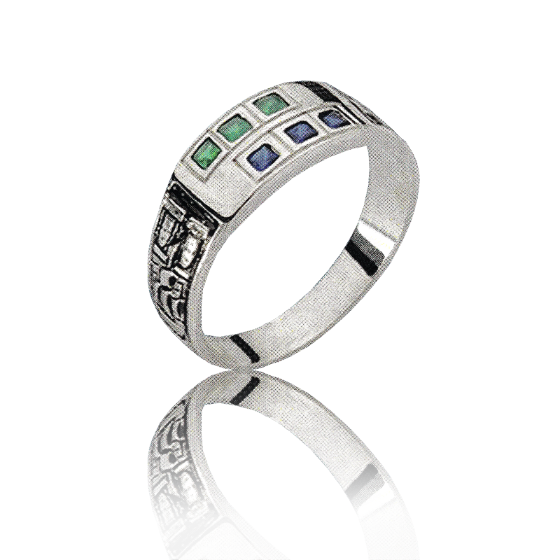 Gold graduation ring