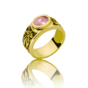 Gold graduation ring