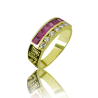 Gold graduation ring