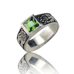 Gold graduation ring