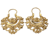 Gold earrings