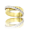 Bicolor gold ring