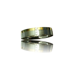 Bicolor gold ring