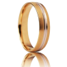 Bicolor gold ring
