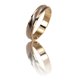 Bicolor ring gold