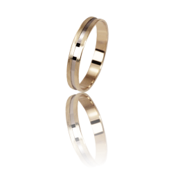 Bicolor gold ring