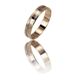 Bicolor gold ring