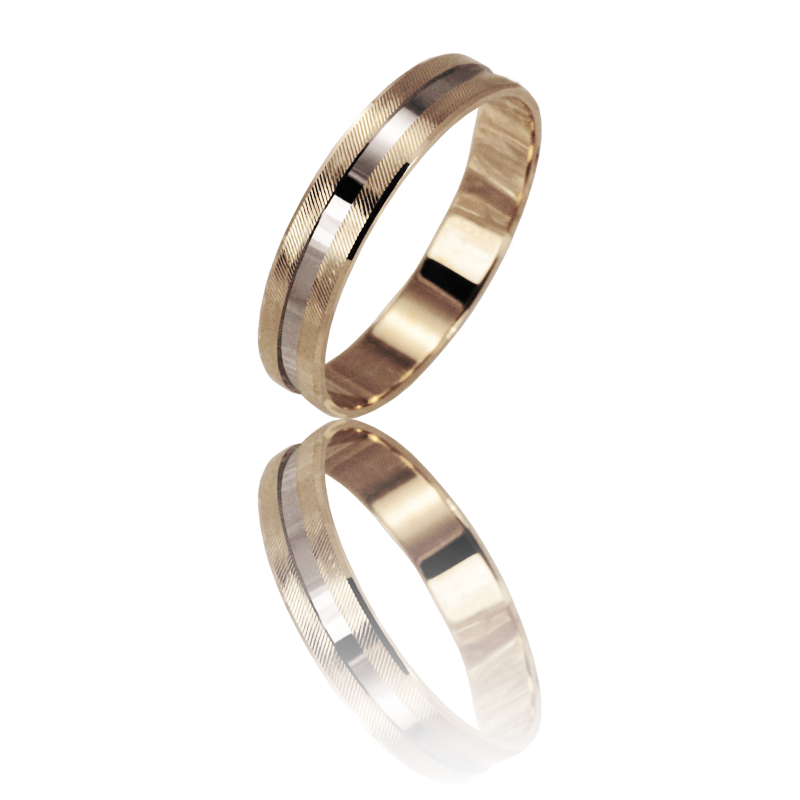 Bicolor gold ring