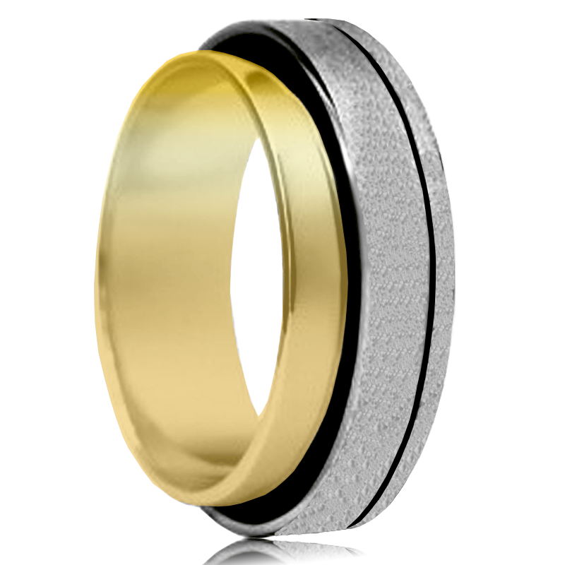 Bicolor gold ring