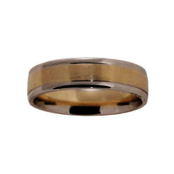 Bicolor gold ring
