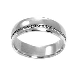 White gold ring