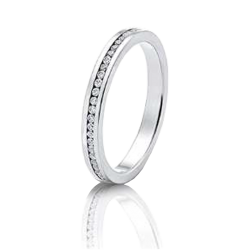 White gold ring