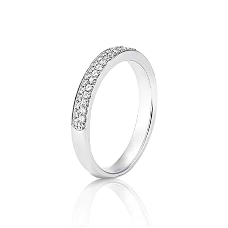 White gold ring