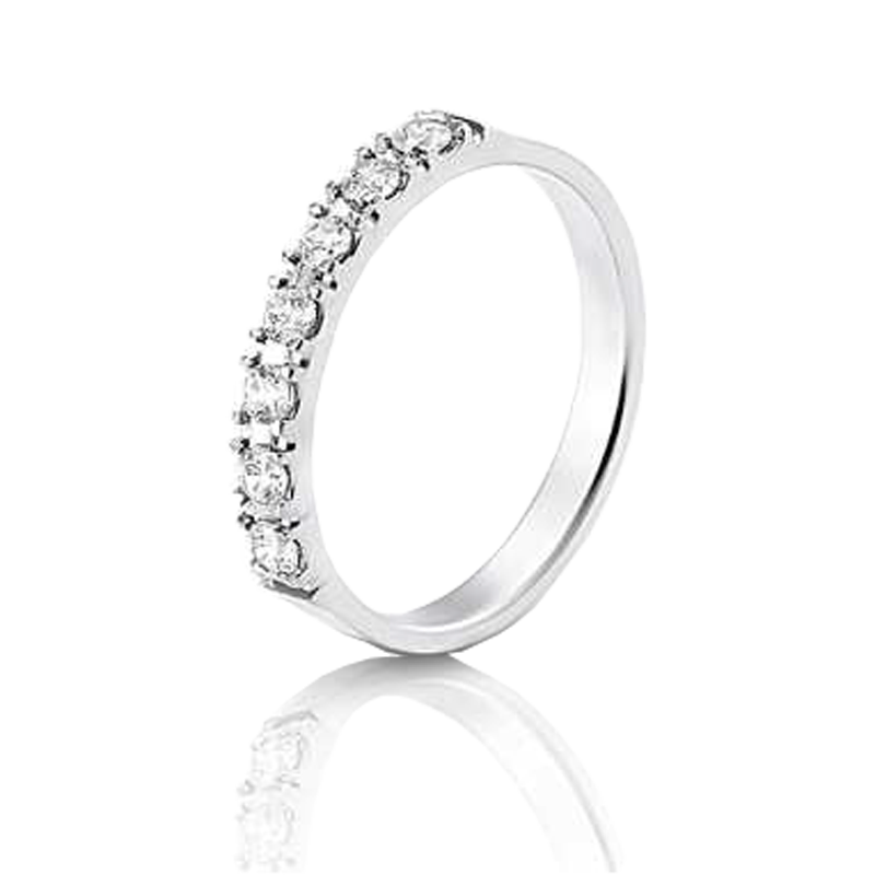 White gold ring