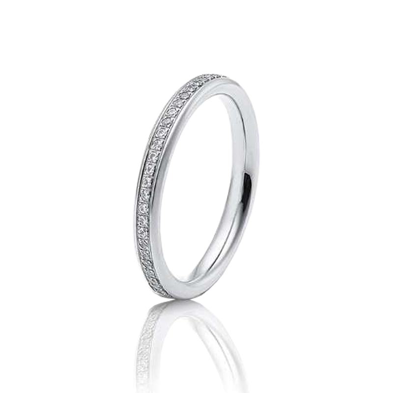 White gold ring