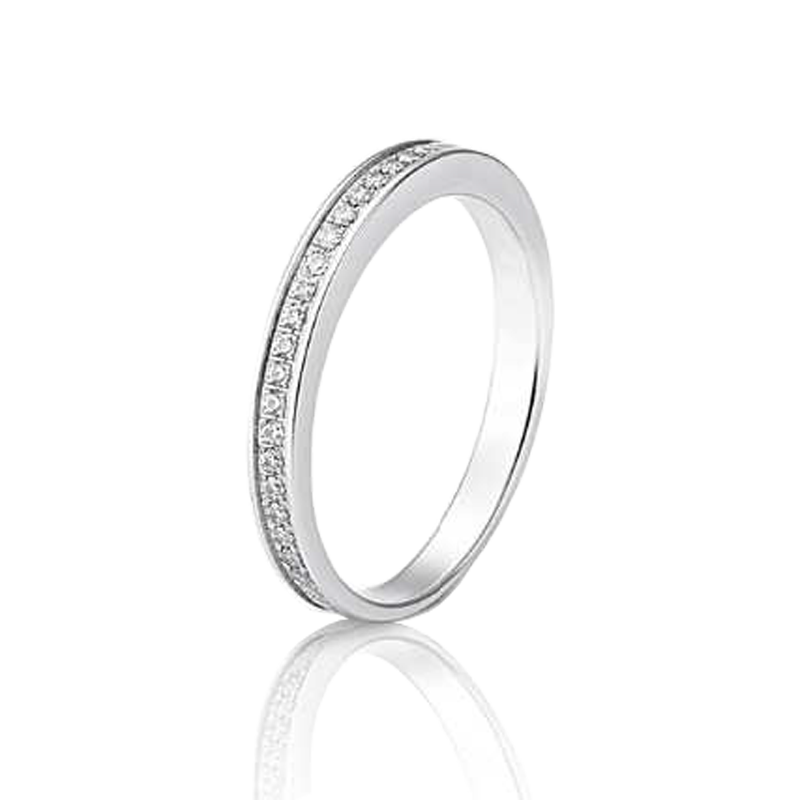 White gold ring
