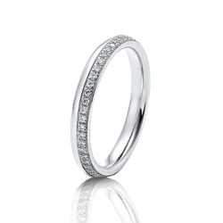 White gold ring