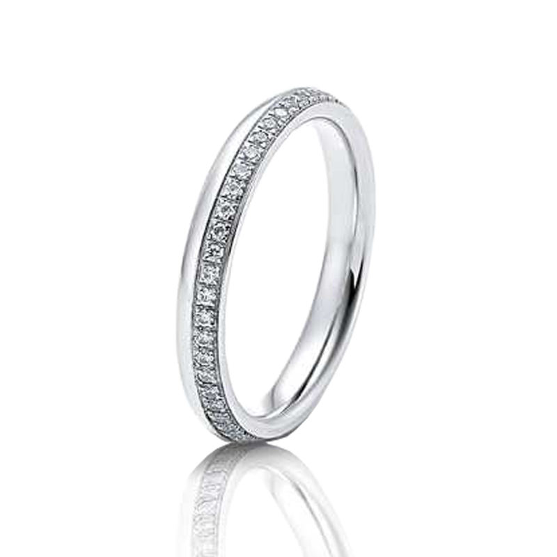 White gold ring