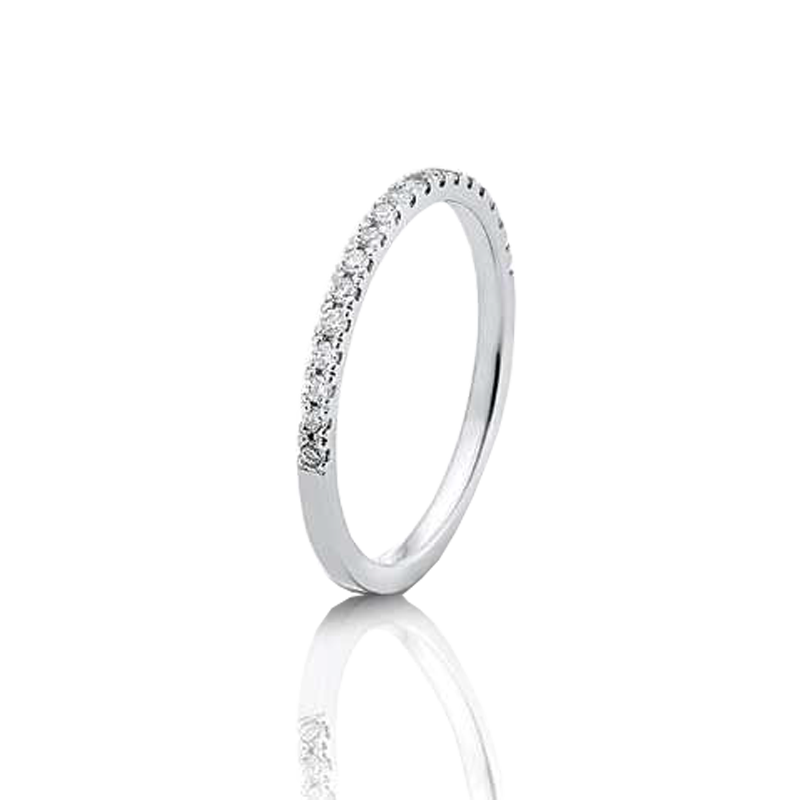 White gold ring