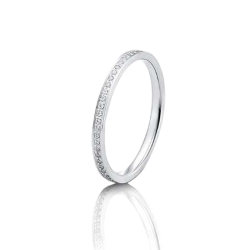White gold ring
