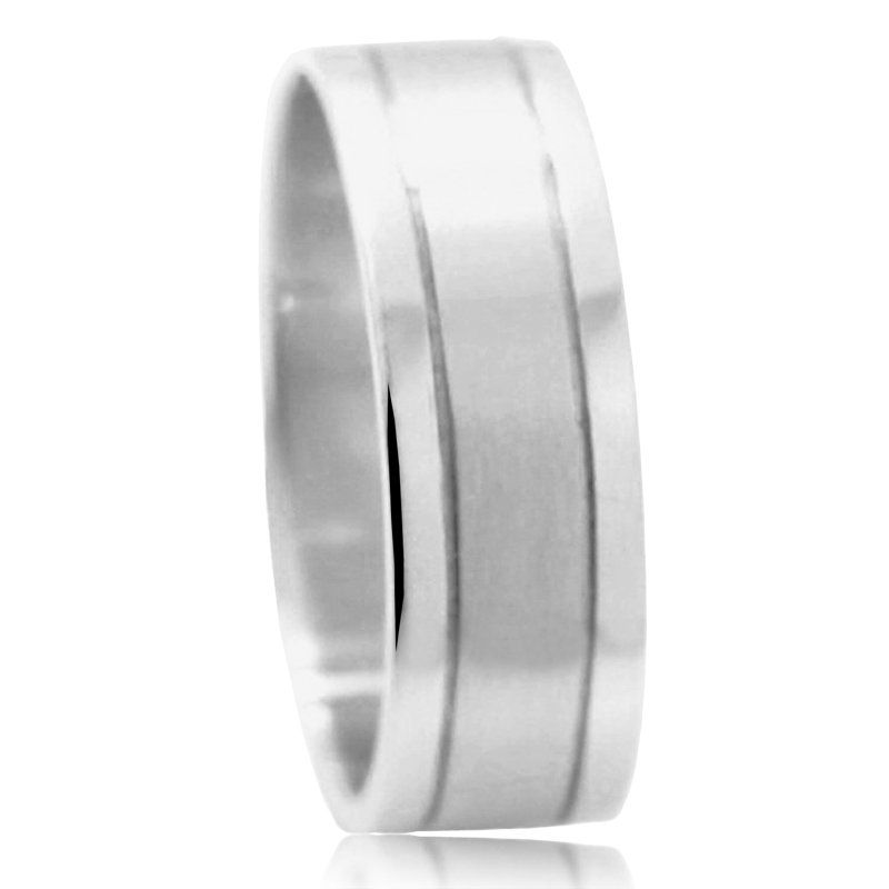 White gold ring