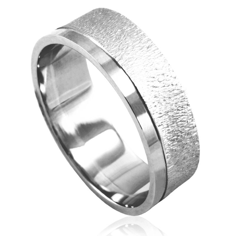 White gold ring