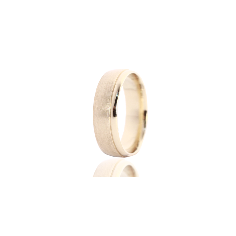 Aliança ouro amarelo