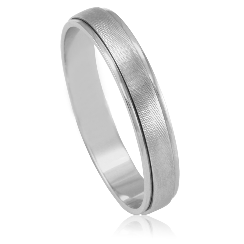 White gold wedding ring