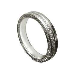 White gold ring