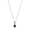 White gold necklace